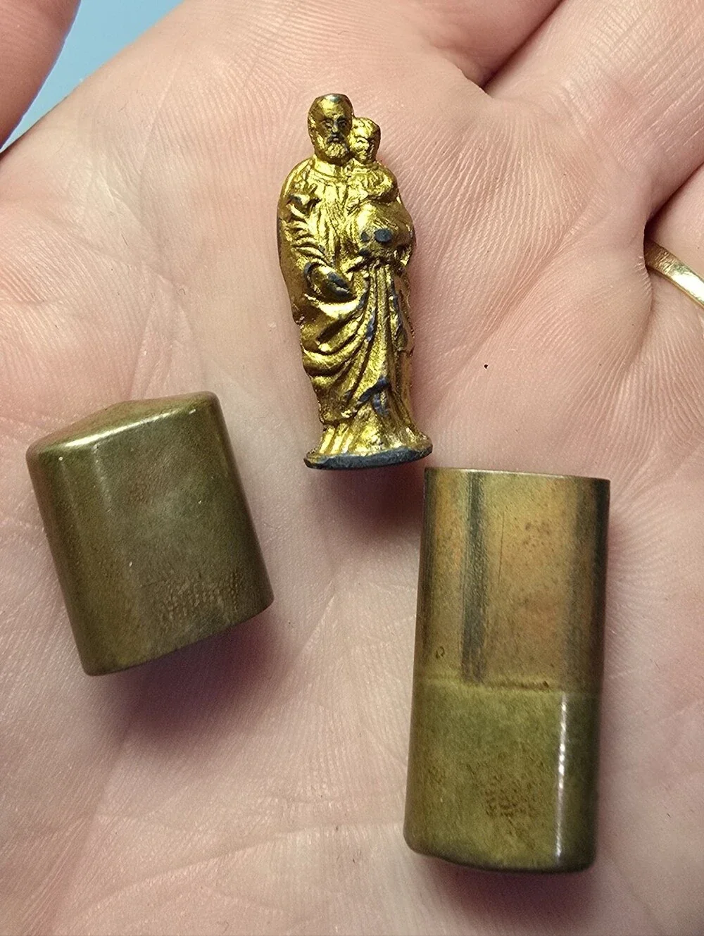 Vintage\Antique Lot Of 4 Catholic Religous Relics Collectables